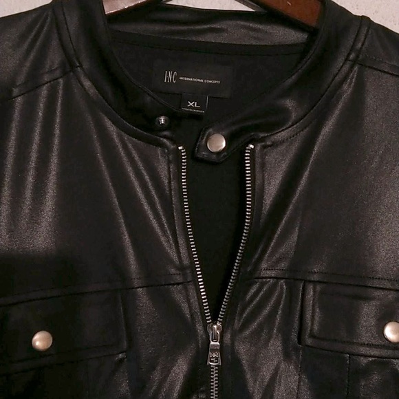 INC FOR MACYS. Jacked in shiny fabric. - Picture 2 of 4